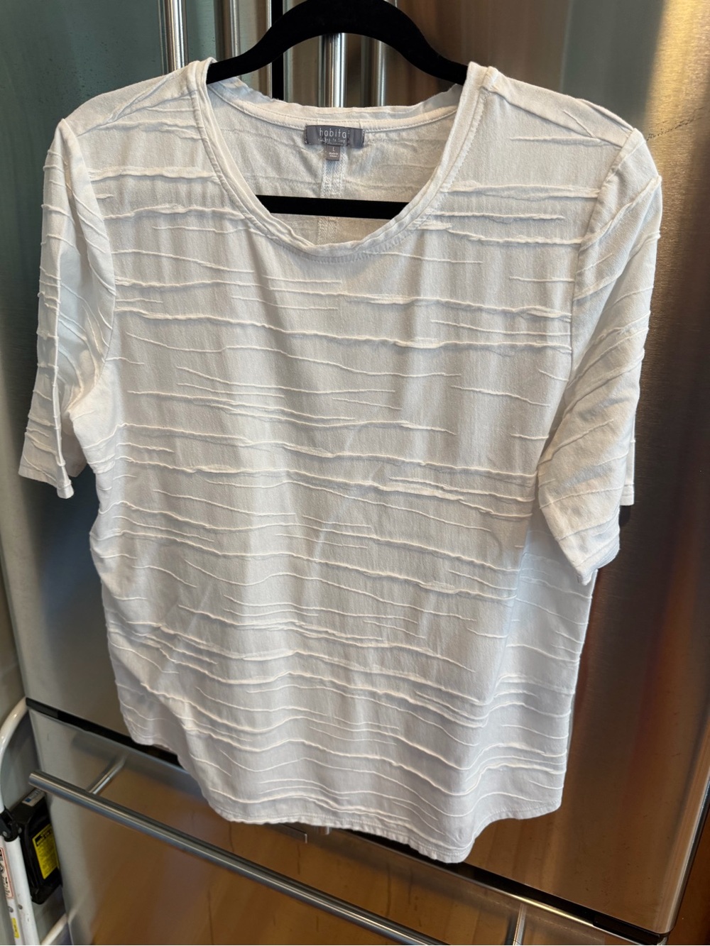 Habitat white Short Sleeve Scoop Neck Tee